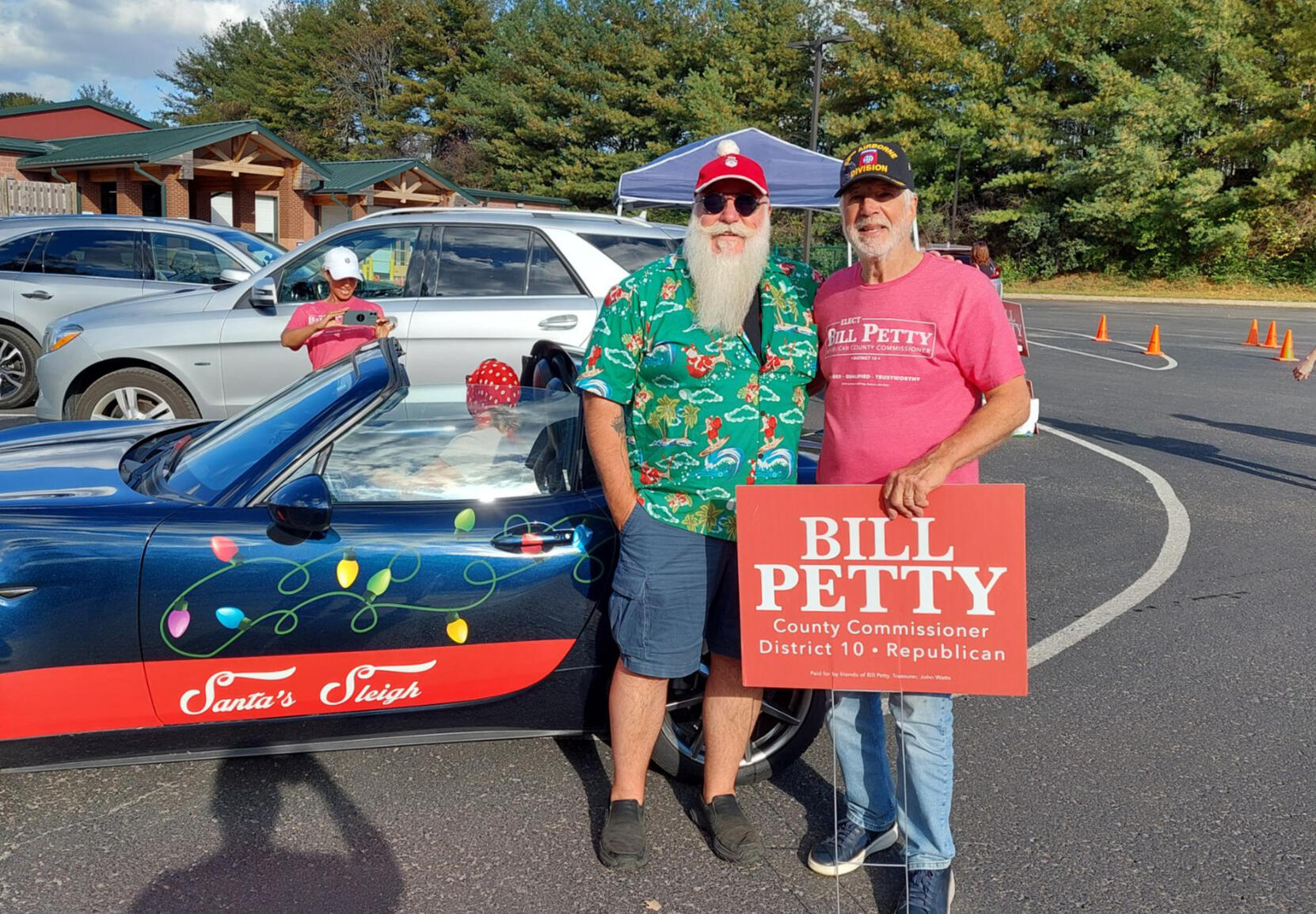 Even Santa is voting for Bill!