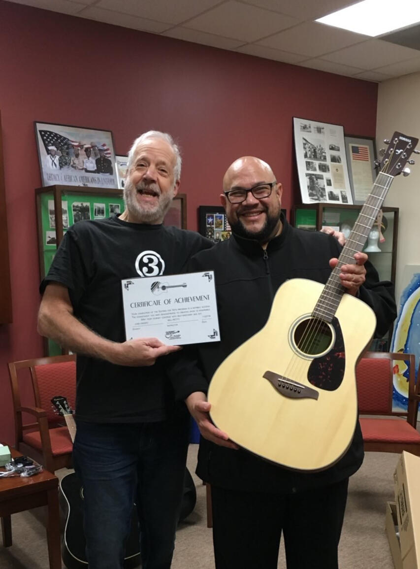 Guitars for Vets helps veterans heal and grow through a love of music.